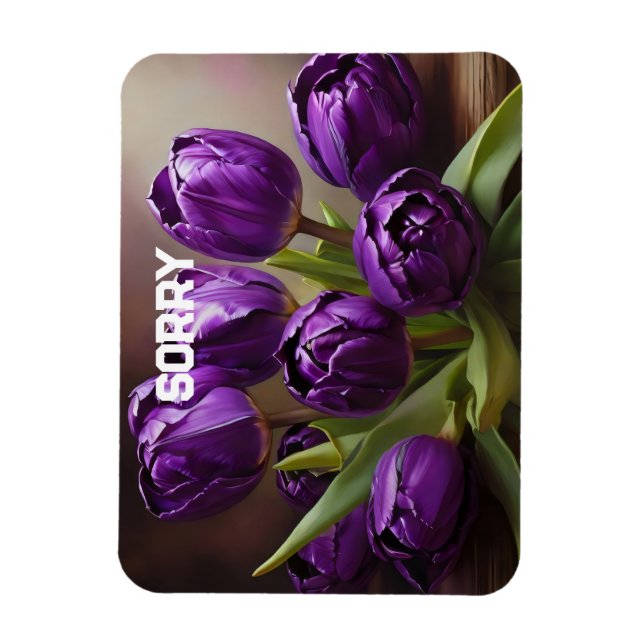 Ímã Inclusos roxos (Vertical)