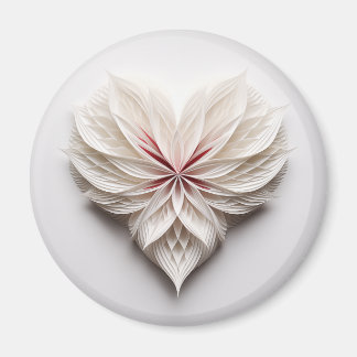 Imã Incomum coração de penas