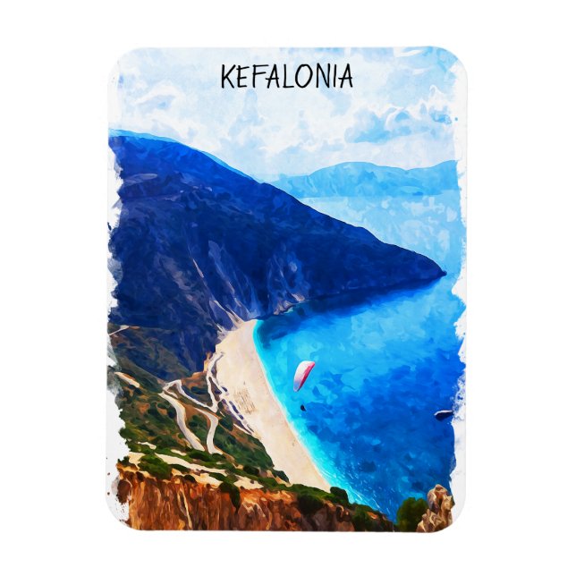 Ímã Incrível Grécia de Kefalonia (Vertical)