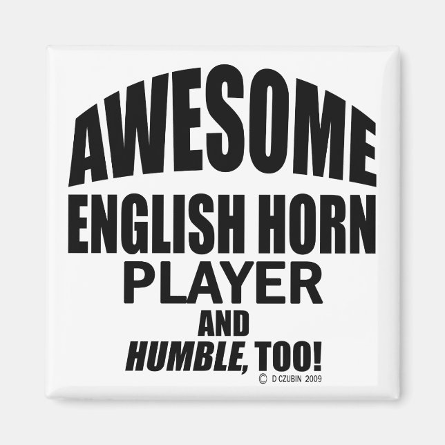 Imã Incrível Jogador de Horn Inglês (Frente)