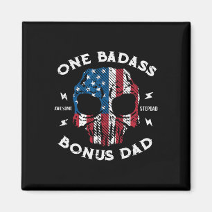 Imã Incrível Stepdad Bônus Pai Dia dos Pais Bandeira d