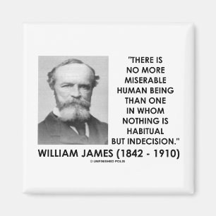 Imã Indecisão humana miserável ser de William James