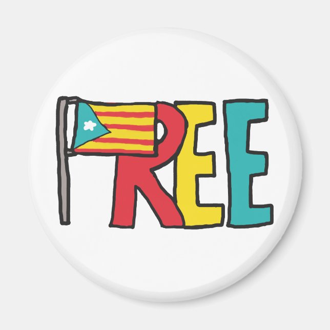 Imã Independência Catalã Livre (Frente)