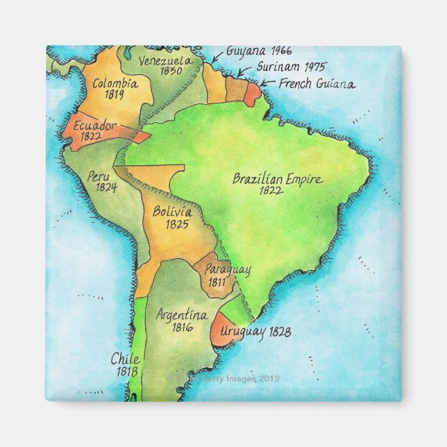 Imã Independência Sul-Americana (Frente)