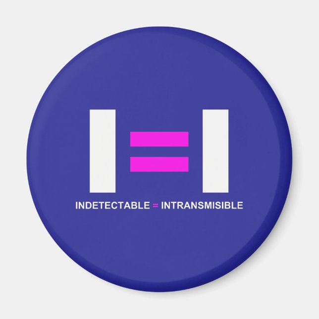 Imã Indetectável es igual a Intransmissisible HIV (Frente)