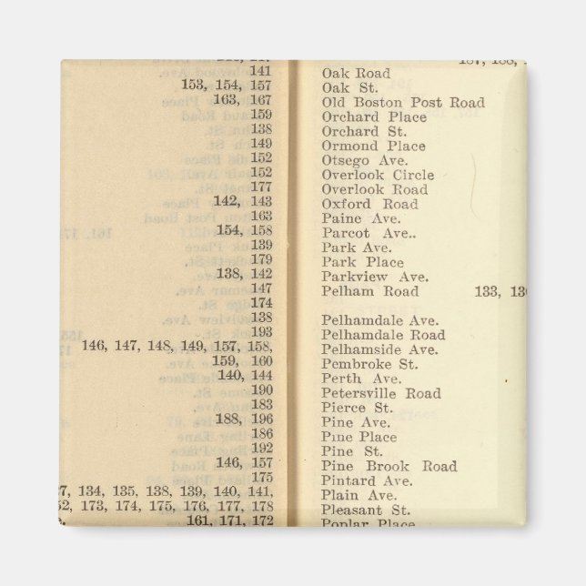 Imã Index New Rochelle (Frente)