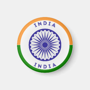 Imã Índia Ashoka Chakra Circle Shape