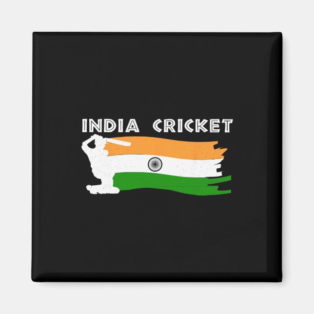 Imã India Cricket Jersey With Indian Flag Gift  (Frente)