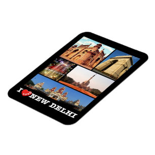 Ímã Índia - Nova Deli - I Love - Magnet