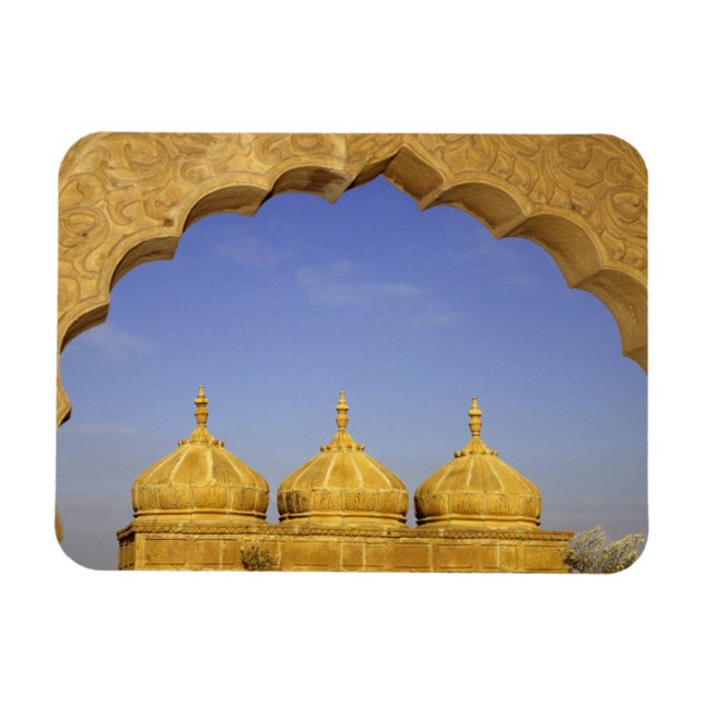 Ímã Índia, Rajasthan, Jaisalmer. Cúpulas de arenito (Horizontal)