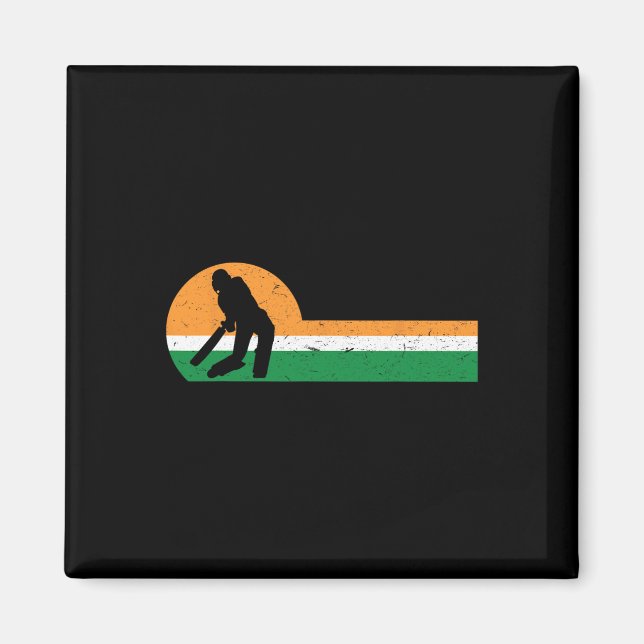 Imã India Retro Cricket  (Frente)
