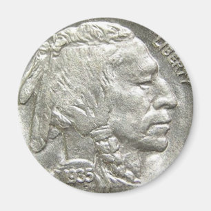 IMÃ INDIAN HEAD NICKEL