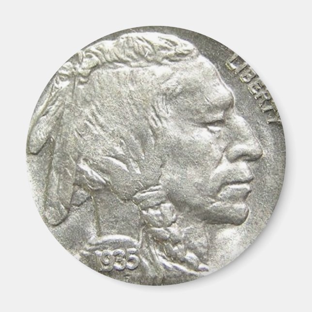 IMÃ INDIAN HEAD NICKEL (Frente)