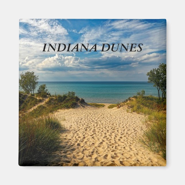 Imã Indiana Dunes, Lago Michigan (Frente)