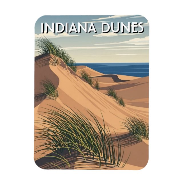 Ímã Indiana Dunes National Park Travel (Vertical)