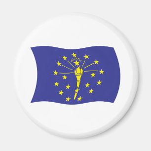 Imã Indiana Flag Magnet