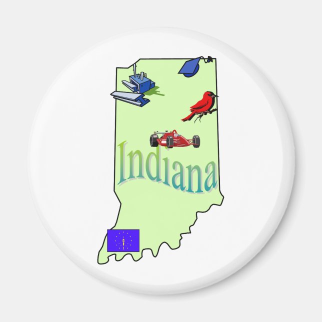 Imã Indiana Magnet (Frente)