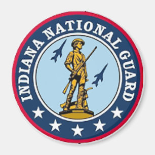 Imã Indiana National Guarda Magnet