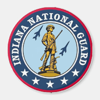 Imã Indiana National Guarda Magnet