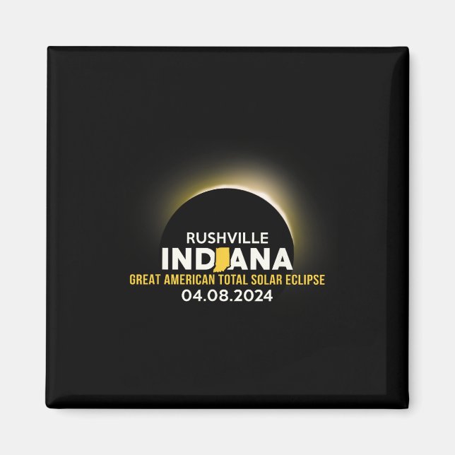 Imã Indiana No Eclipse Solar Total 2024 (Frente)