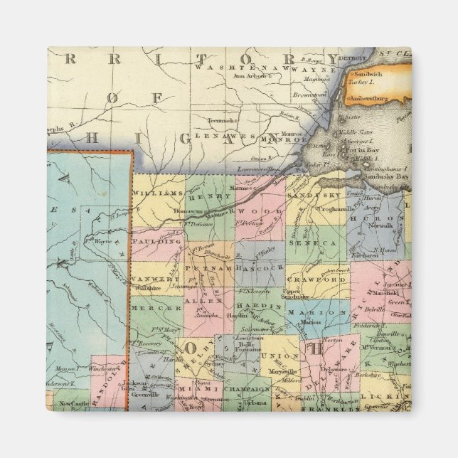 Imã Indiana, Ohio (Frente)