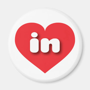 Imã Indiana Red Heart - amor