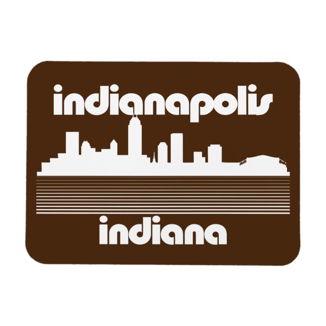 Ímã Indianapolis Indiana (Horizontal)