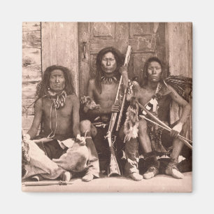 Imã Indianos de Spokane, 1861 (foto de b/w)