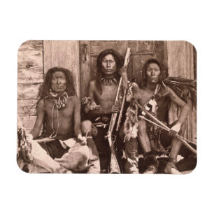 Ímã Indianos de Spokane, 1861 (foto de b/w)