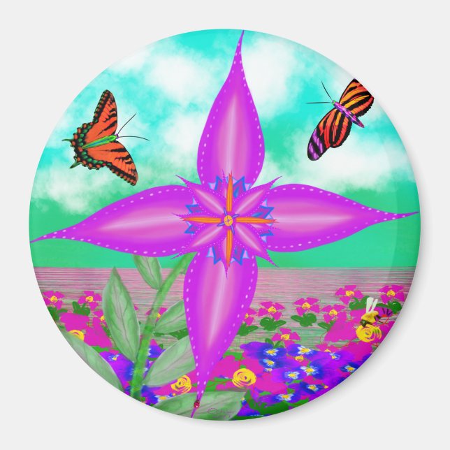 Imã Indica Princesa por Flor de Potência (Frente)