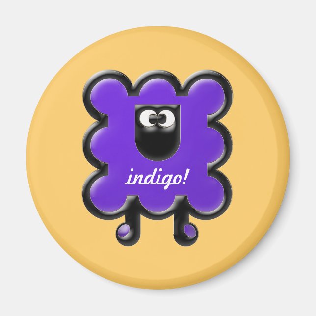 Imã indigo woollie (Frente)