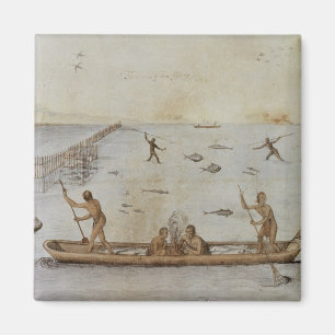 Imã Índios pescando