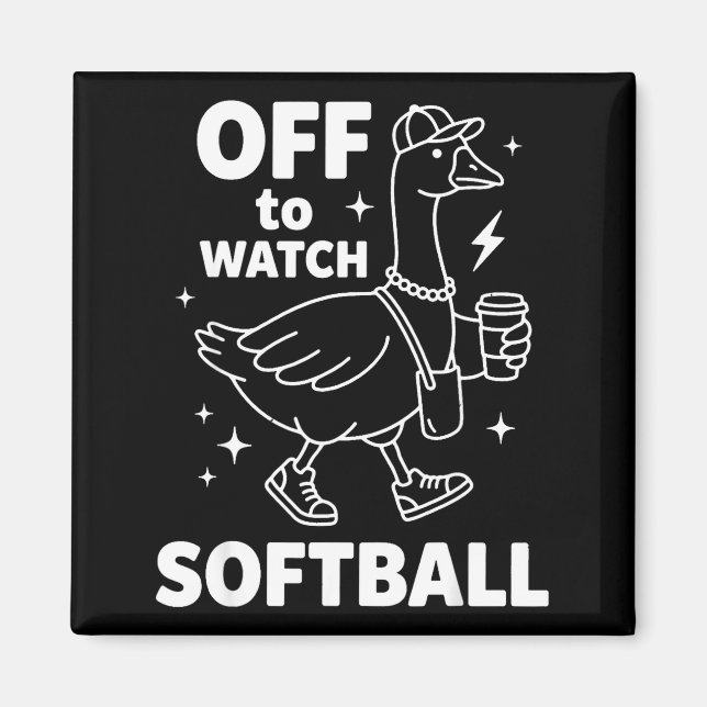 Imã Indo assistir softball divertido softball ganso jo (Frente)