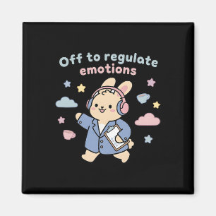 Imã Indo Regular Emoções Coelho Bunny Scoote Engraçado