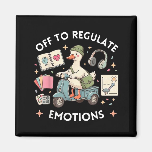 Imã Indo Regular Emoções Funny Goose Aba Therapy (Frente)
