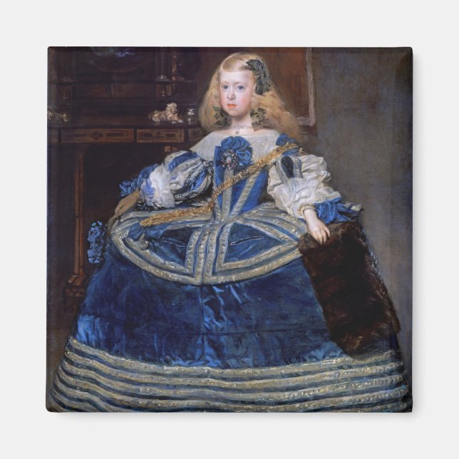 Imã Infanta Margarita Teresa Blue Dress, Velazquez (Frente)