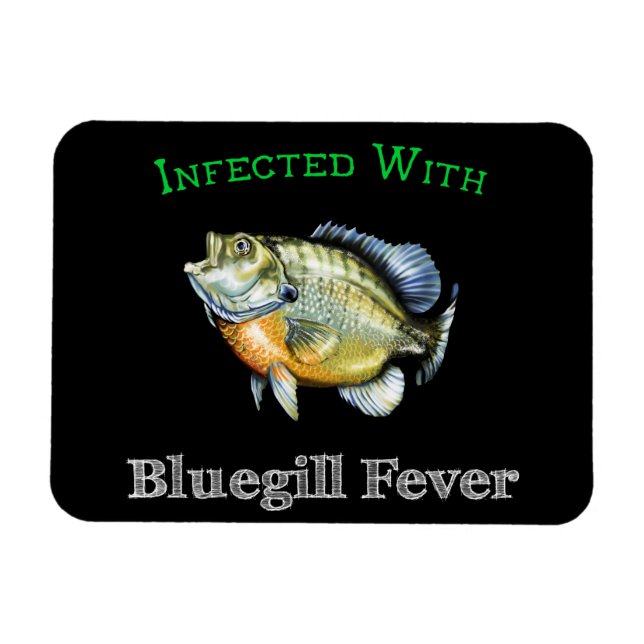 Ímã Infectado com febre de Bluegill (Horizontal)