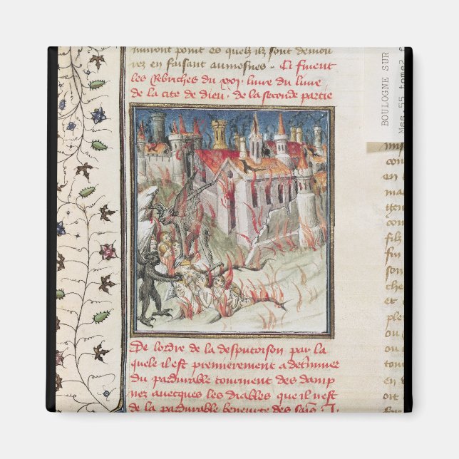 Imã Inferno, de "De Civitate Dei" por Rua. (Frente)