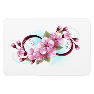 Ímã Infinidade com Flores de Flor Sakura