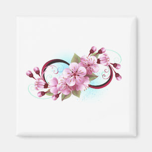Imã Infinidade com Flores de Flor Sakura