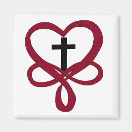 Imã Infinity Christian Cross