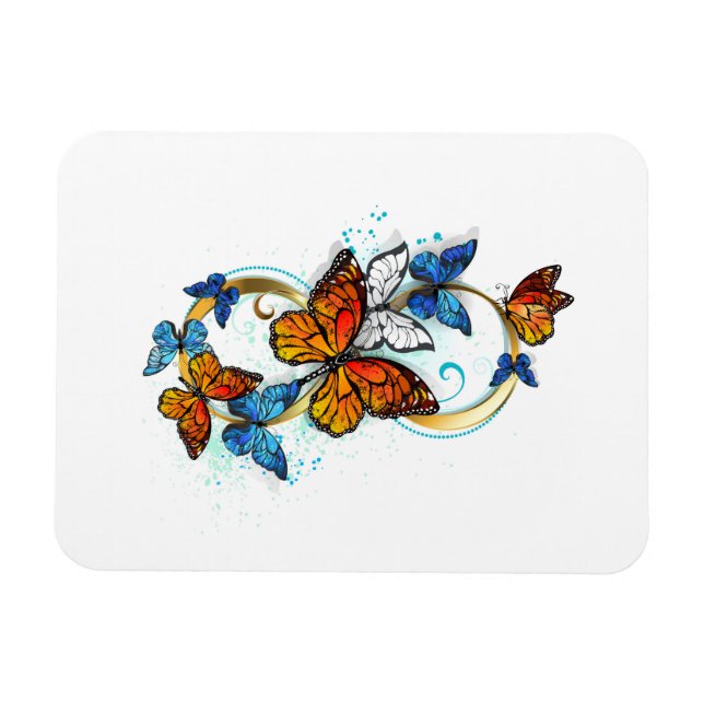 Ímã Infinity of Monarch Butterflies (Horizontal)