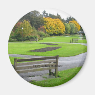 Imã INGLATERRA: Parque dos Jardins do Vale, Harrogate