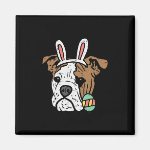 Imã Inglês Bulldog Bunny Dog Proprietário do Pão Mulhe