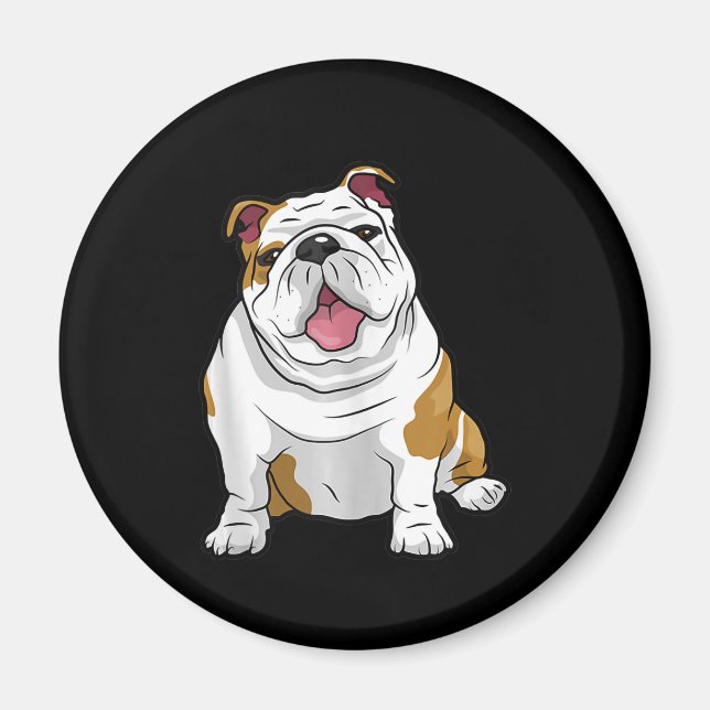 Imã Inglês Bulldog Incrível Engraçado Cães-do-cachorro (Frente)