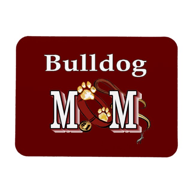 Ímã Inglês Bulldog Mãe Oferta (Horizontal)