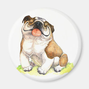 Imã Inglês Bulldog Refrigerator Magnet