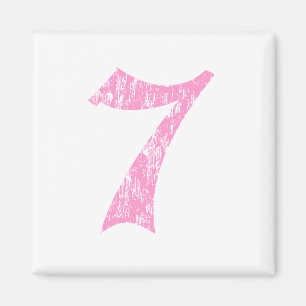 Imã Inglês cor-de-rosa de #7 Olde