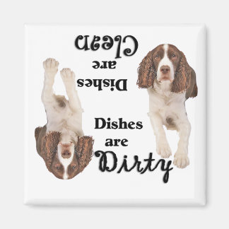 Imã Inglês Springer Spaniel lança o Magnet da máquina