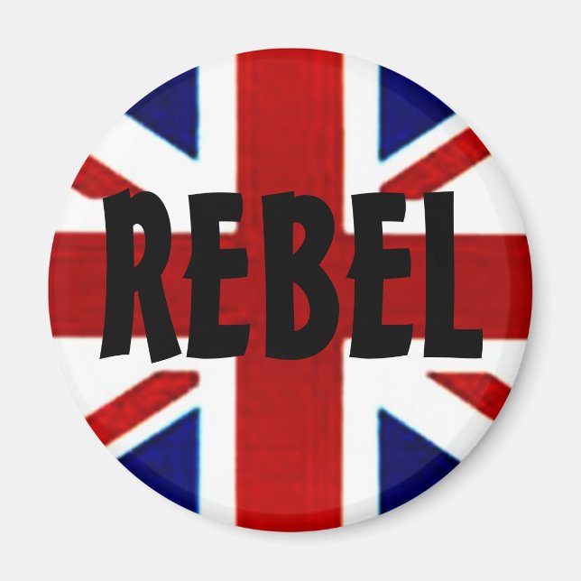 Imã Inglês/União Jack REBEL Magnet (Frente)